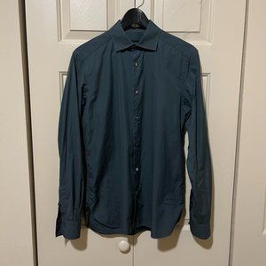 Ermenegildo Zegna Trofeo Comfort Cotton Shirt Size EU39/US15.5/M